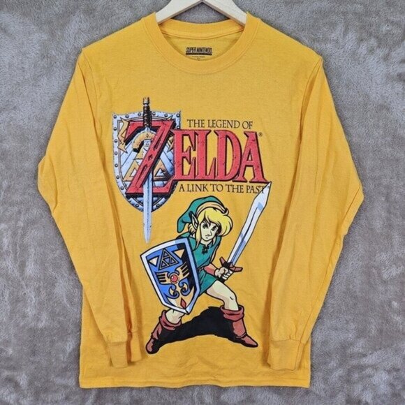 Super Nintendo Other - Super Nintendo The Legend Of Zelda A Link To The Past Shirt Men's Size S Yellow